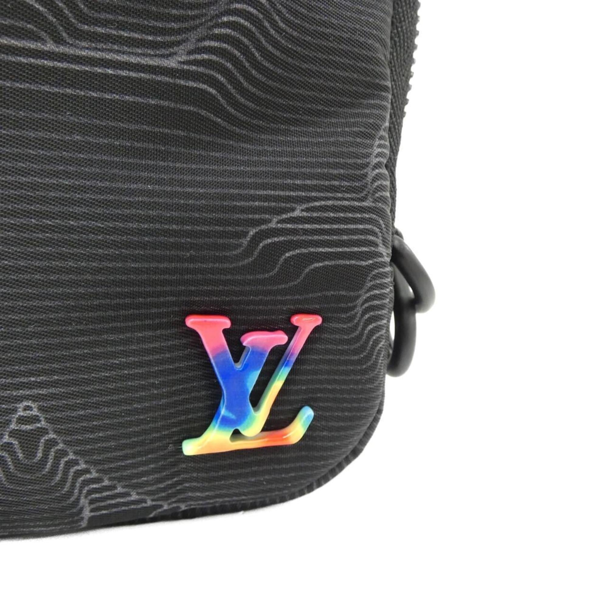 Louis Vuitton Black Nylon Pouch Shoulder Bag