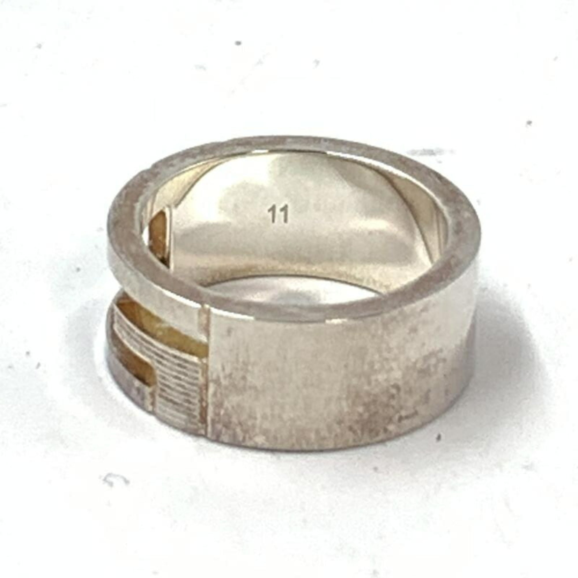 Gucci Silver Silver 925 Band Ring (Pre-Owned)