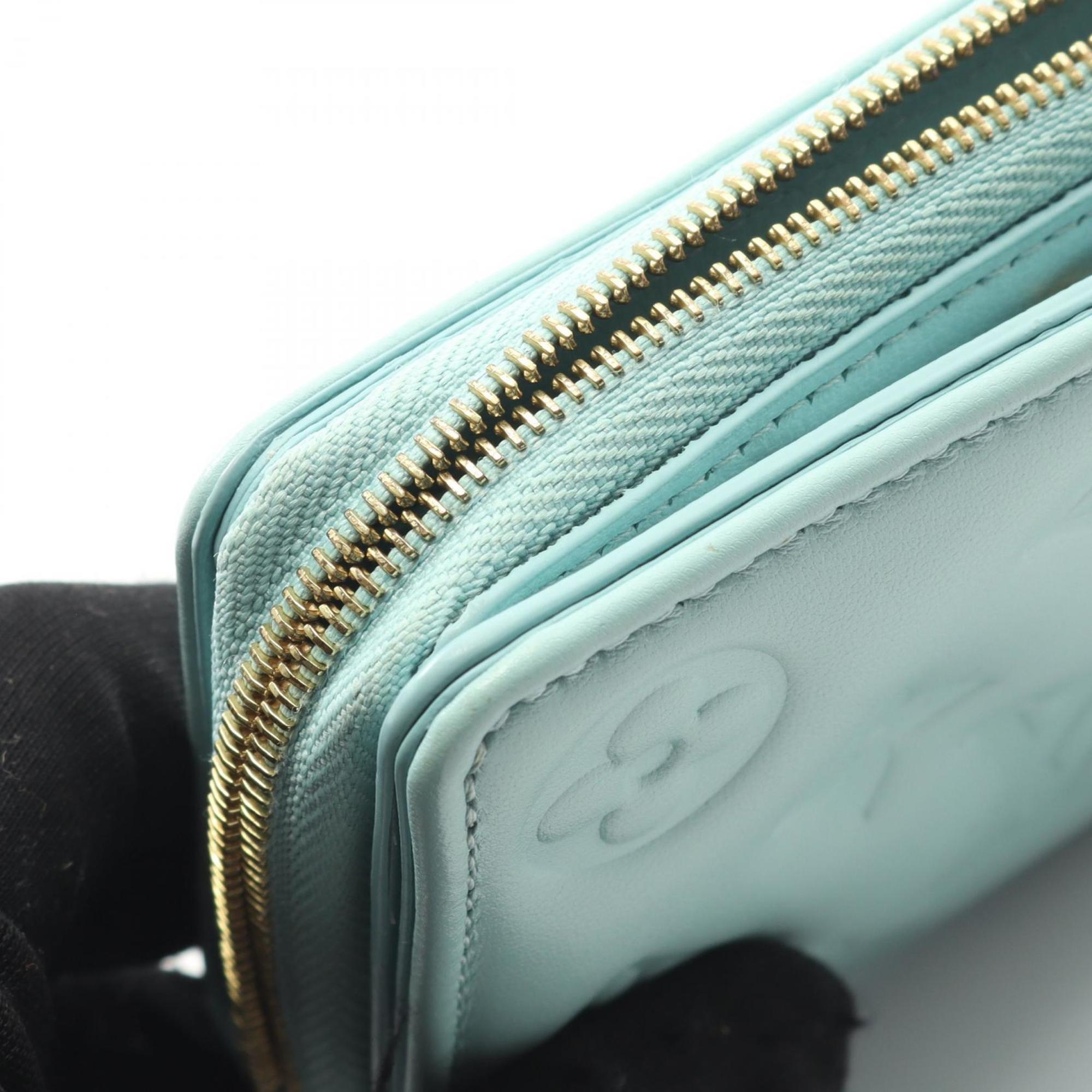 Louis Vuitton Blue Leather Wallet