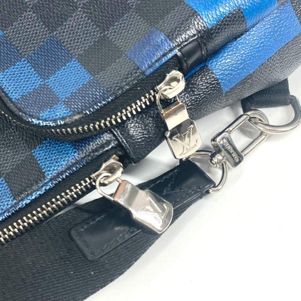 Louis Vuitton Damier Graphite Black Blue Damier Graphite Shoulder Bag Sling Bag