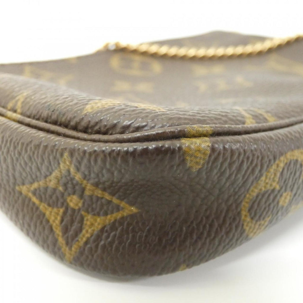 Louis Vuitton Marron Monogram Coated Canvas Pochette Pouch