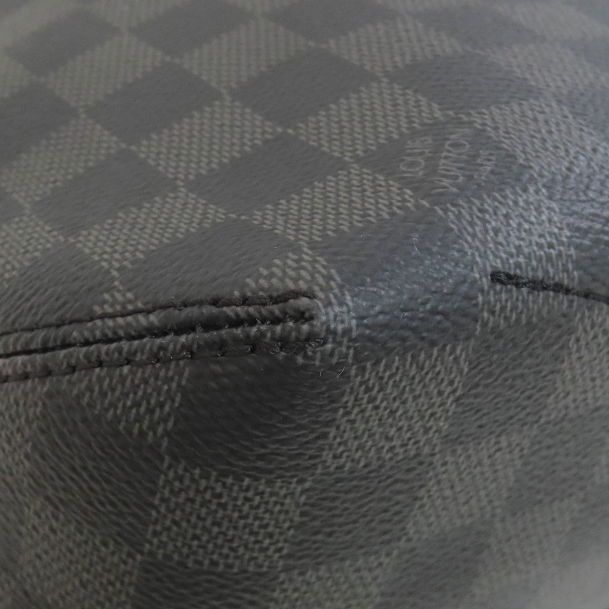 Louis Vuitton Black Damier Canvas Shoulder Bag
