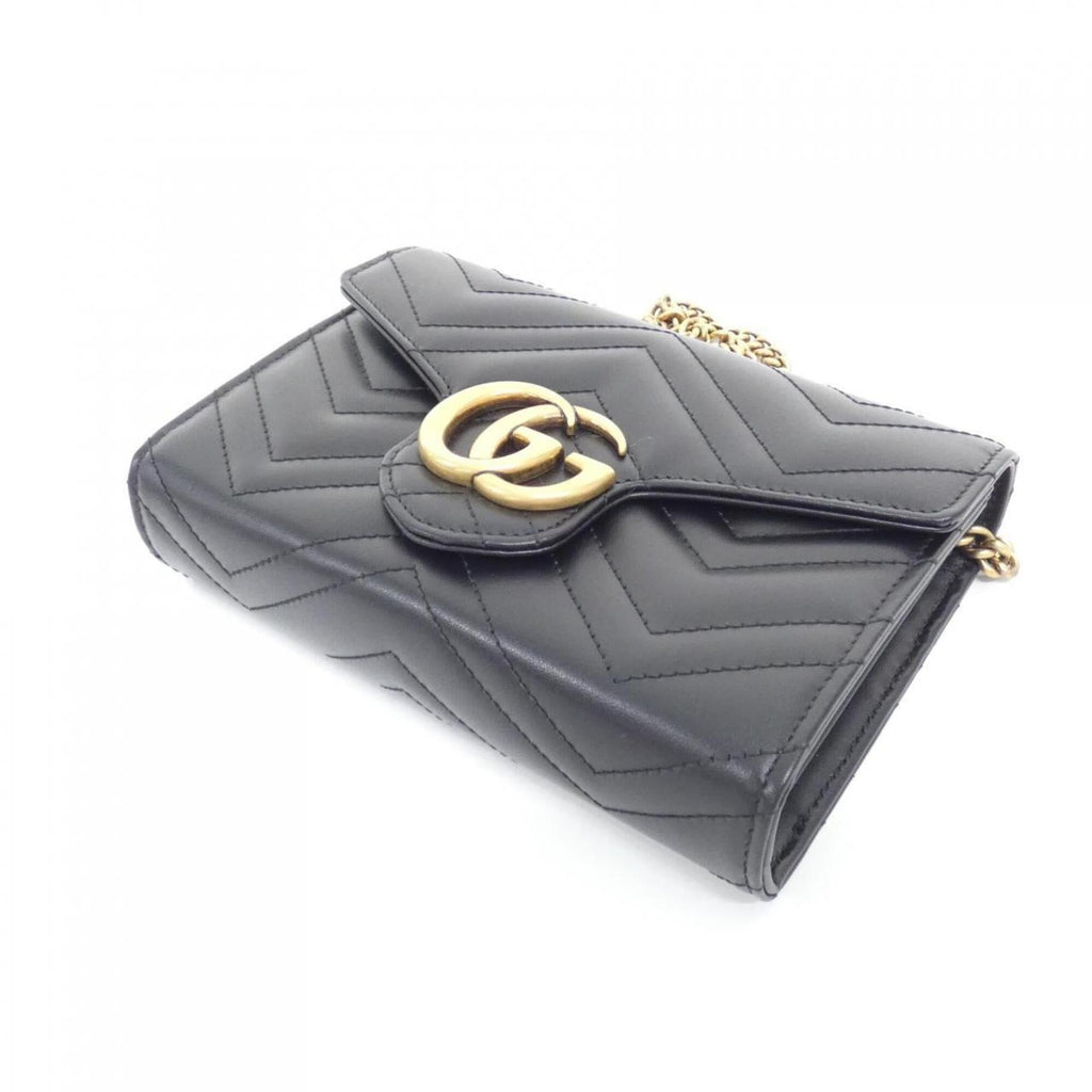 Gucci Black Leather Shoulder Bag (Pre-Owned)