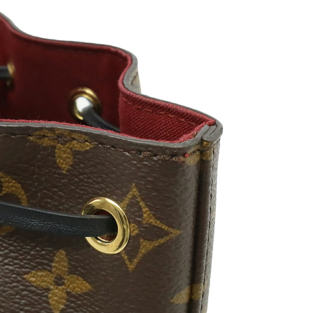 Louis Vuitton Monogram Black Brown Monogram Backpack Shoulder Bag