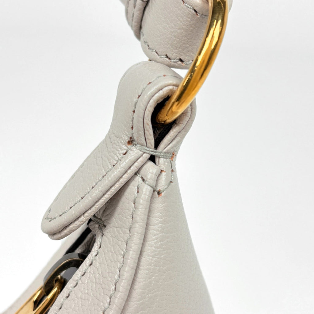 Gucci Ivory Leather Handbag Shoulder Bag (Pre-Owned)