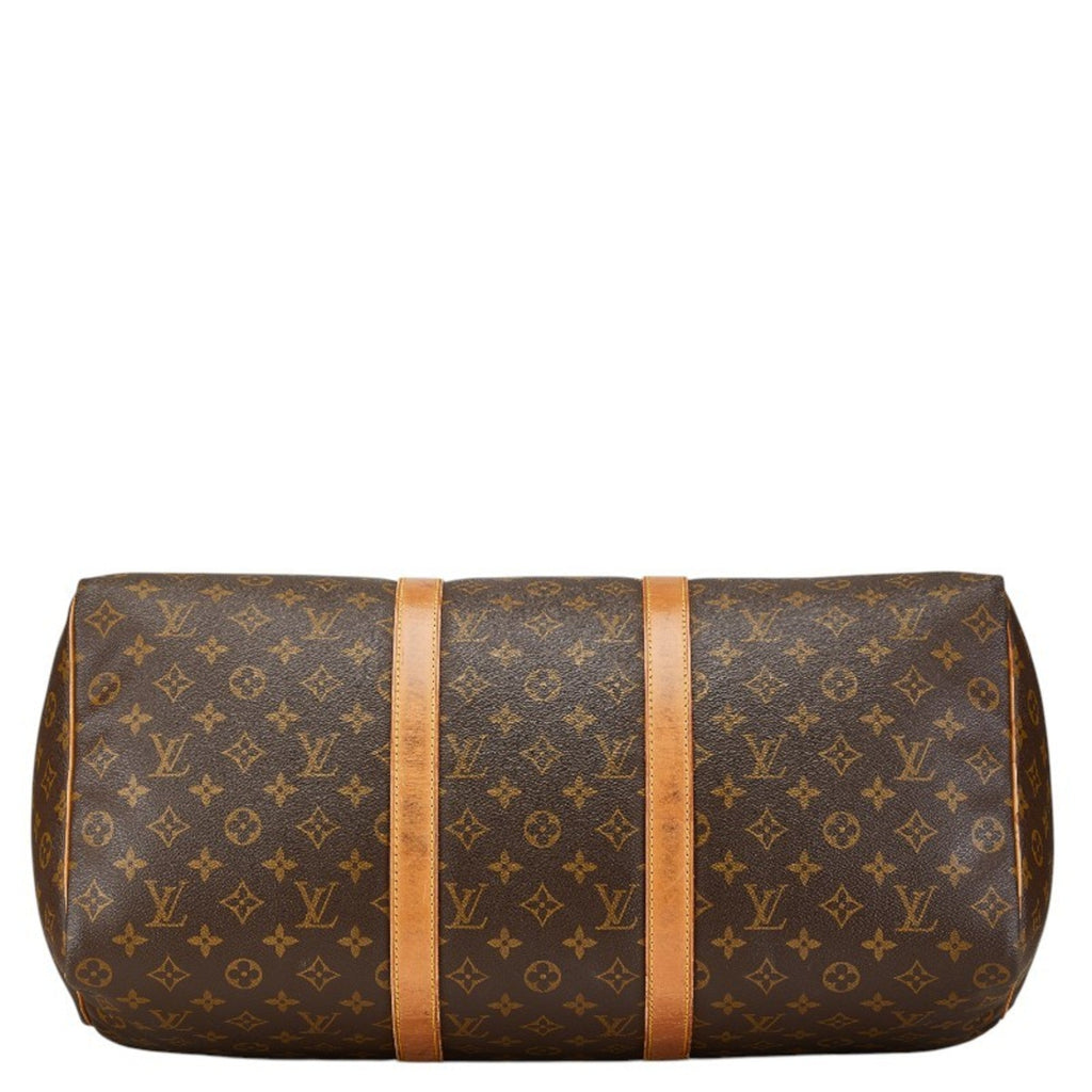 Louis Vuitton Brown Pvc Leather Boston Bag