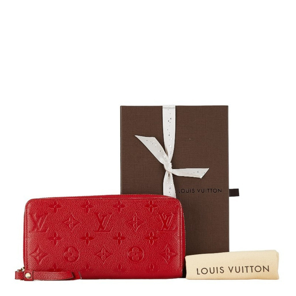 Louis Vuitton Auriane Red Color Leather Coin Purse/Coin Case