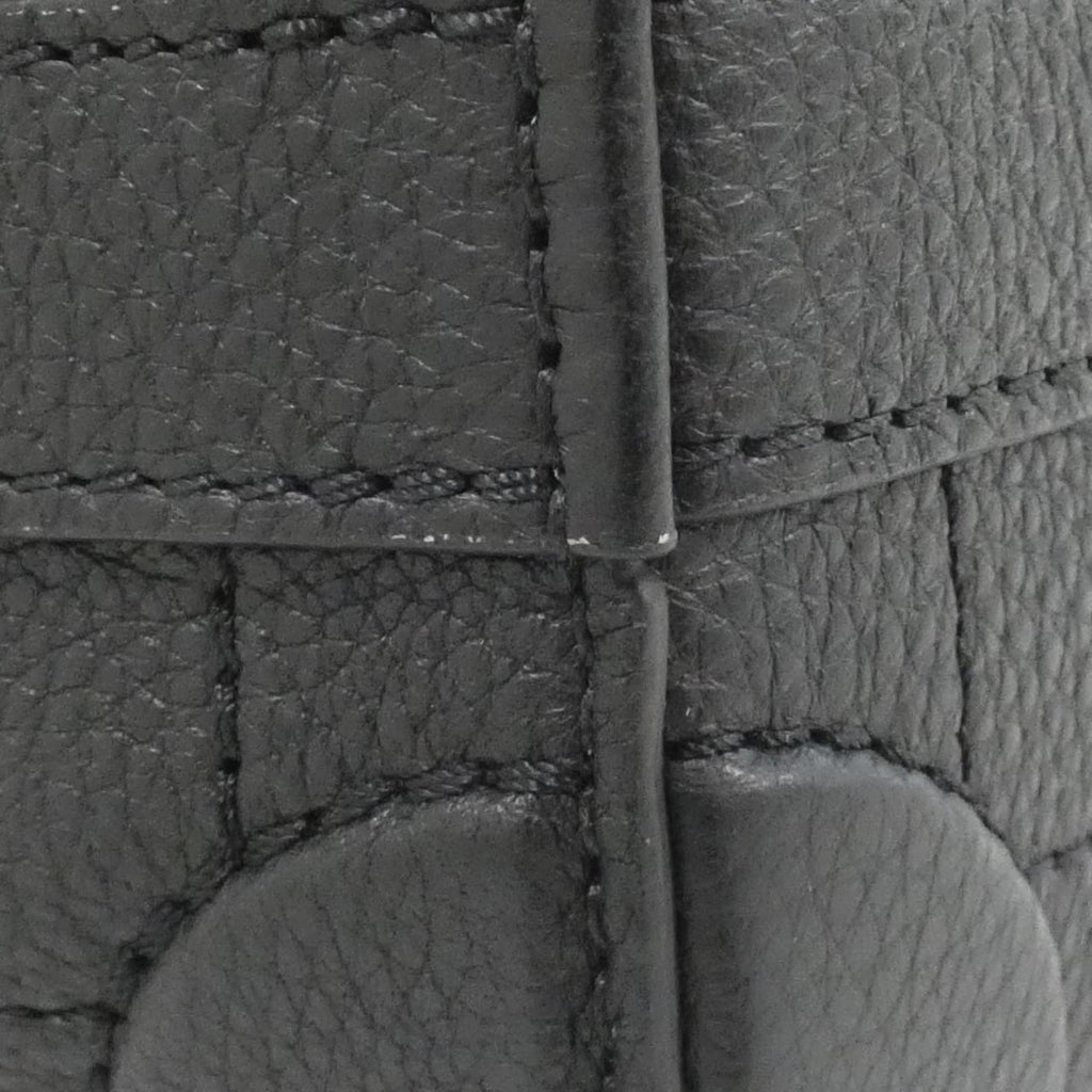 Louis Vuitton Black Leather Shoulder Bag