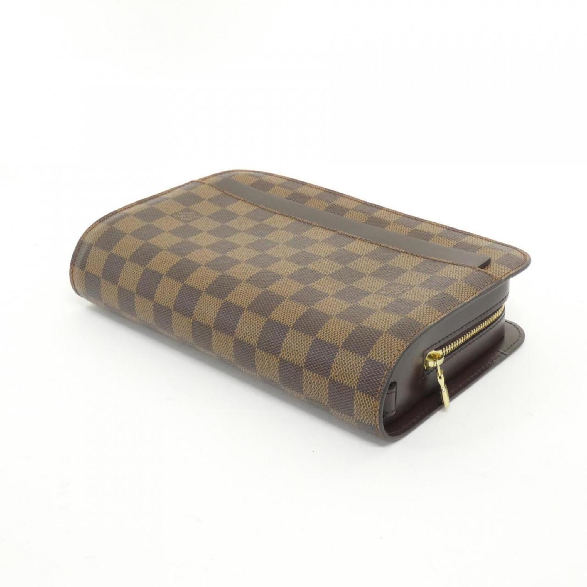 Louis Vuitton Damier Ebene Coated Canvas Handbag