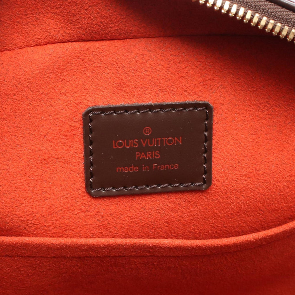 Louis Vuitton Brown Ebene Coated Canvas Leather Handbag