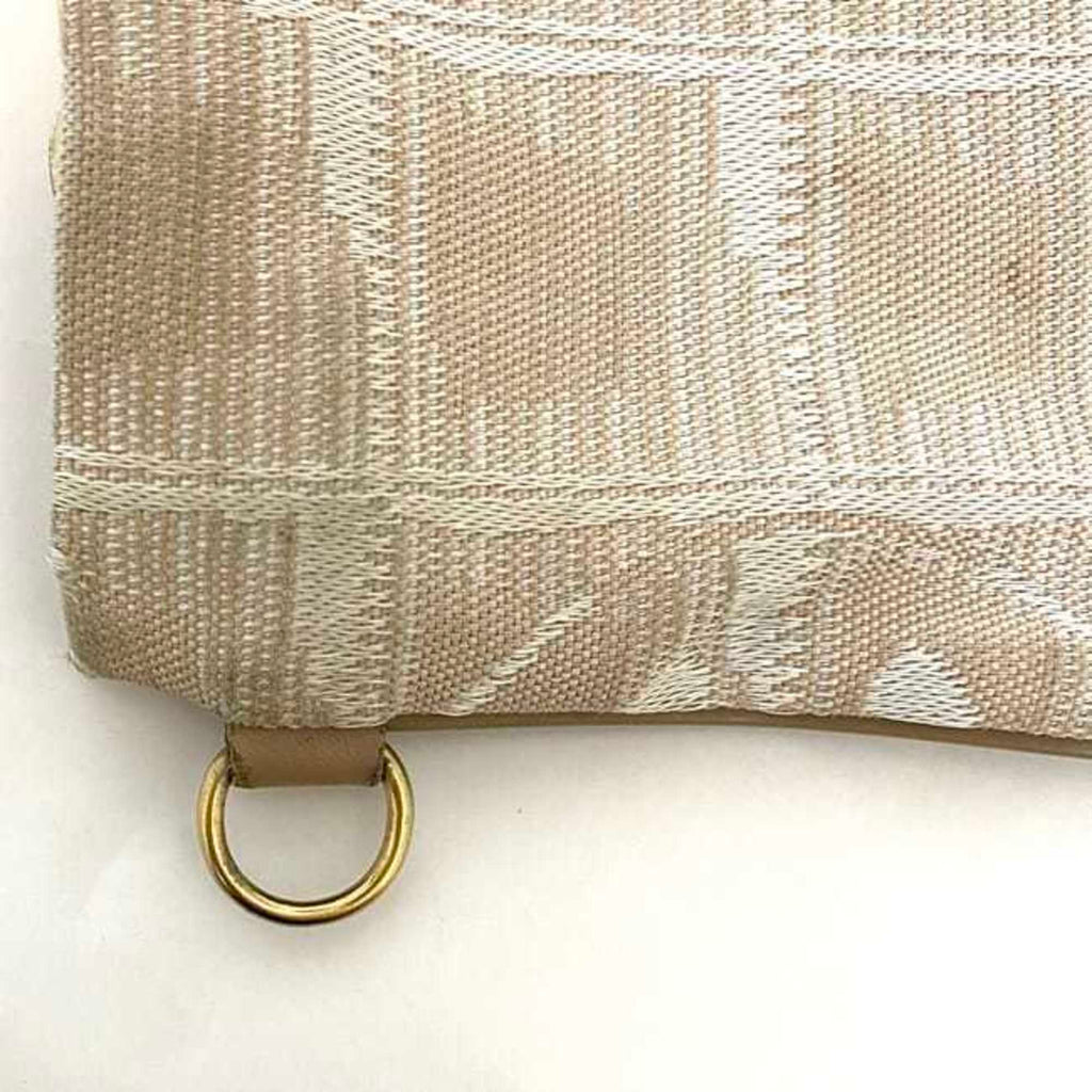 Chanel New Travel Line Beige Nylon Leather Pouch