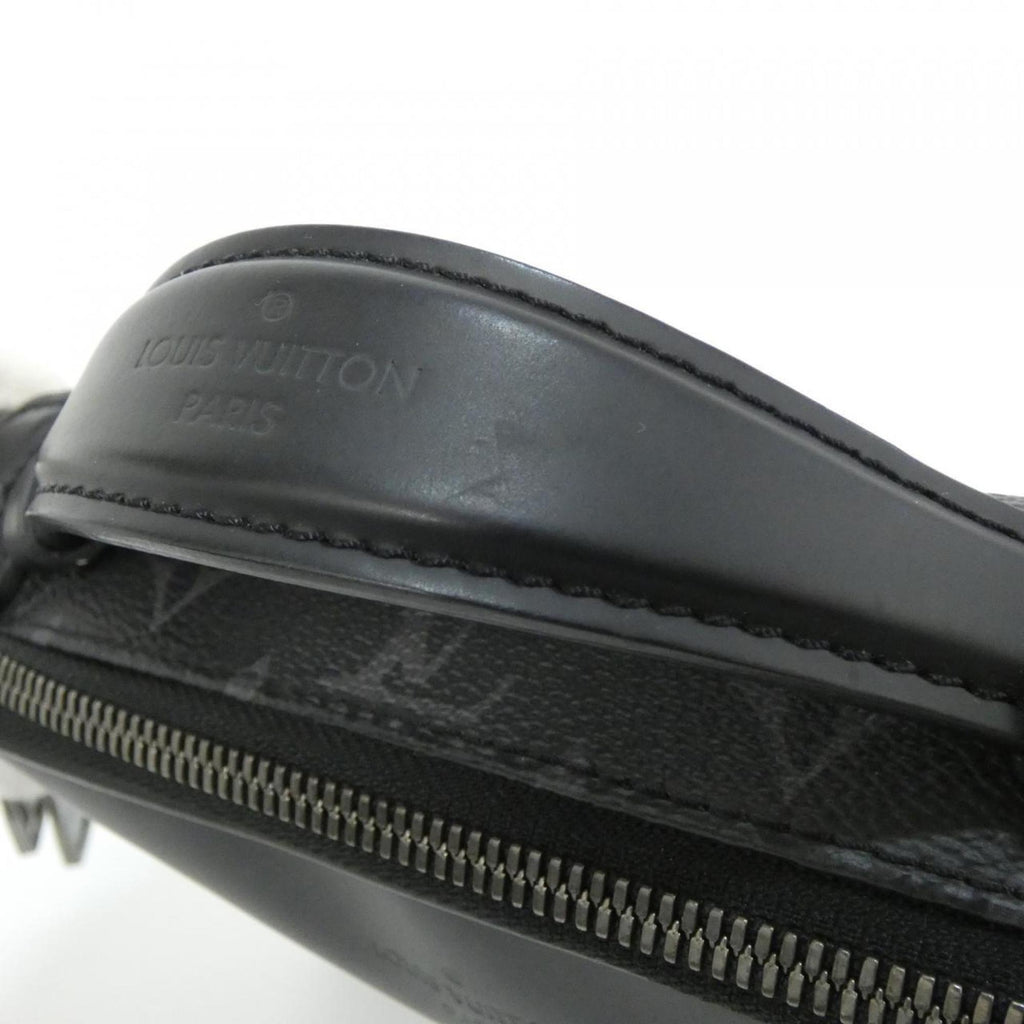 Louis Vuitton Black Coated Canvas Shoulder Bag