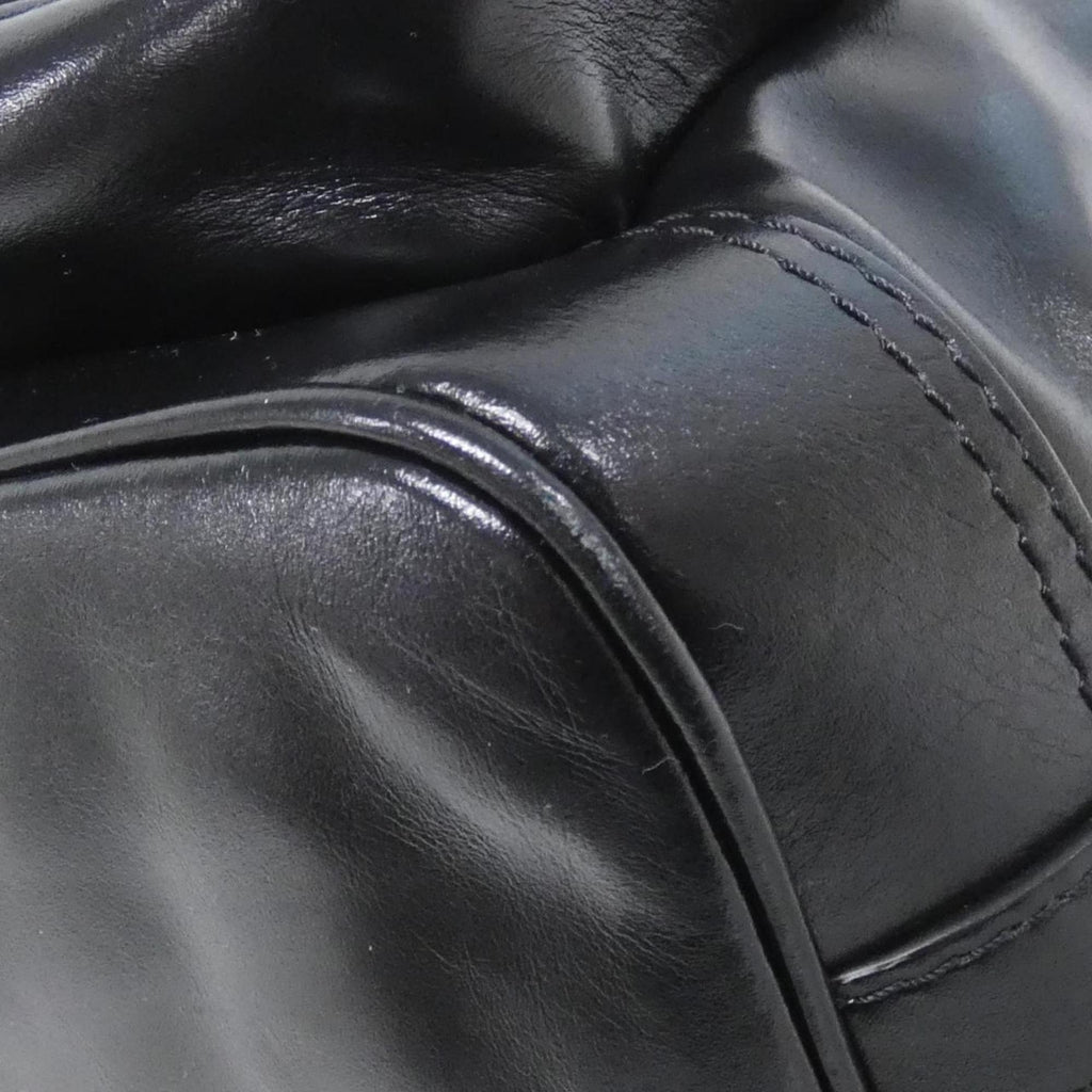 Louis Vuitton Black Leather Shoulder Bag