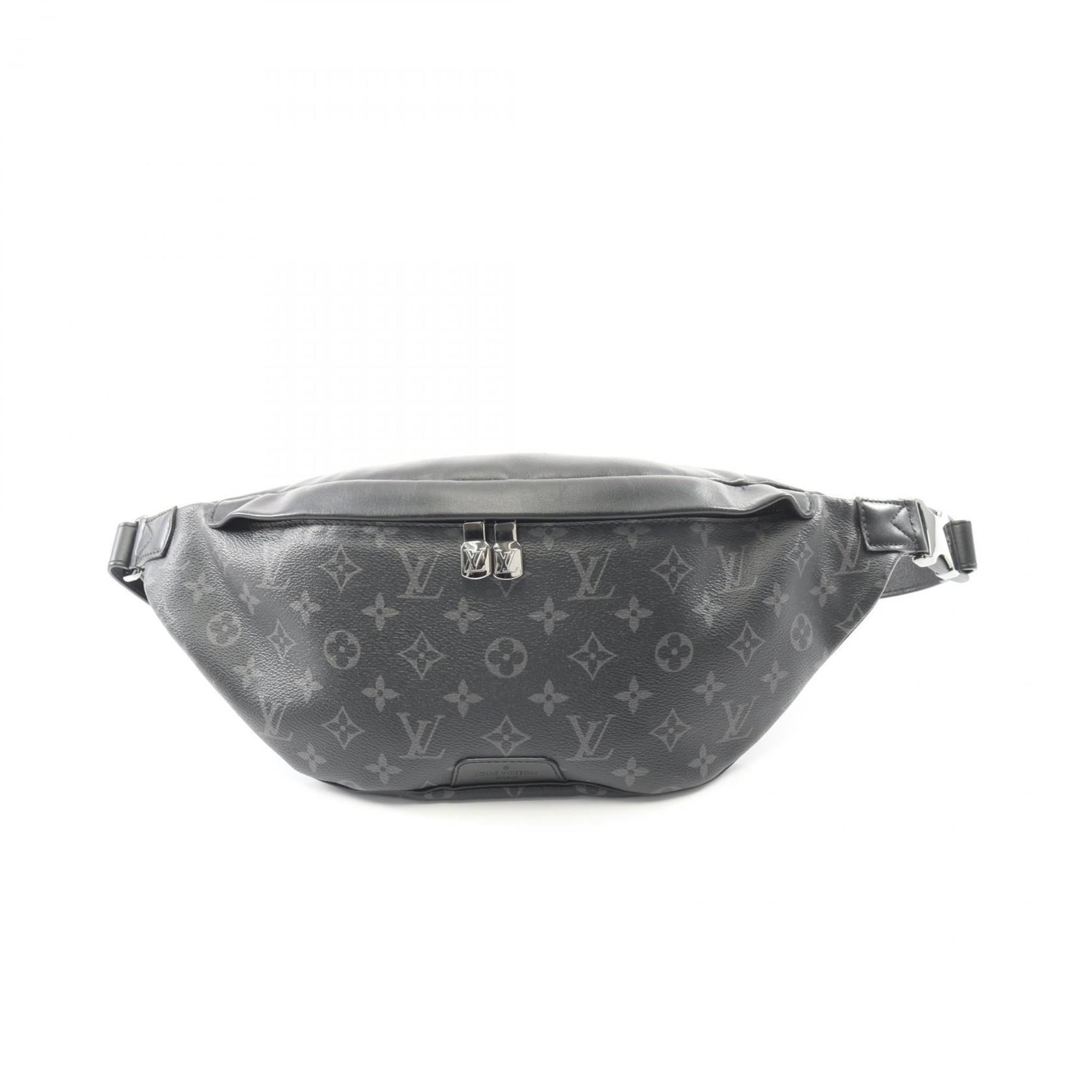 Louis Vuitton Black Coated Canvas Pvc Monogram Eclipse Leather Fanny Pack