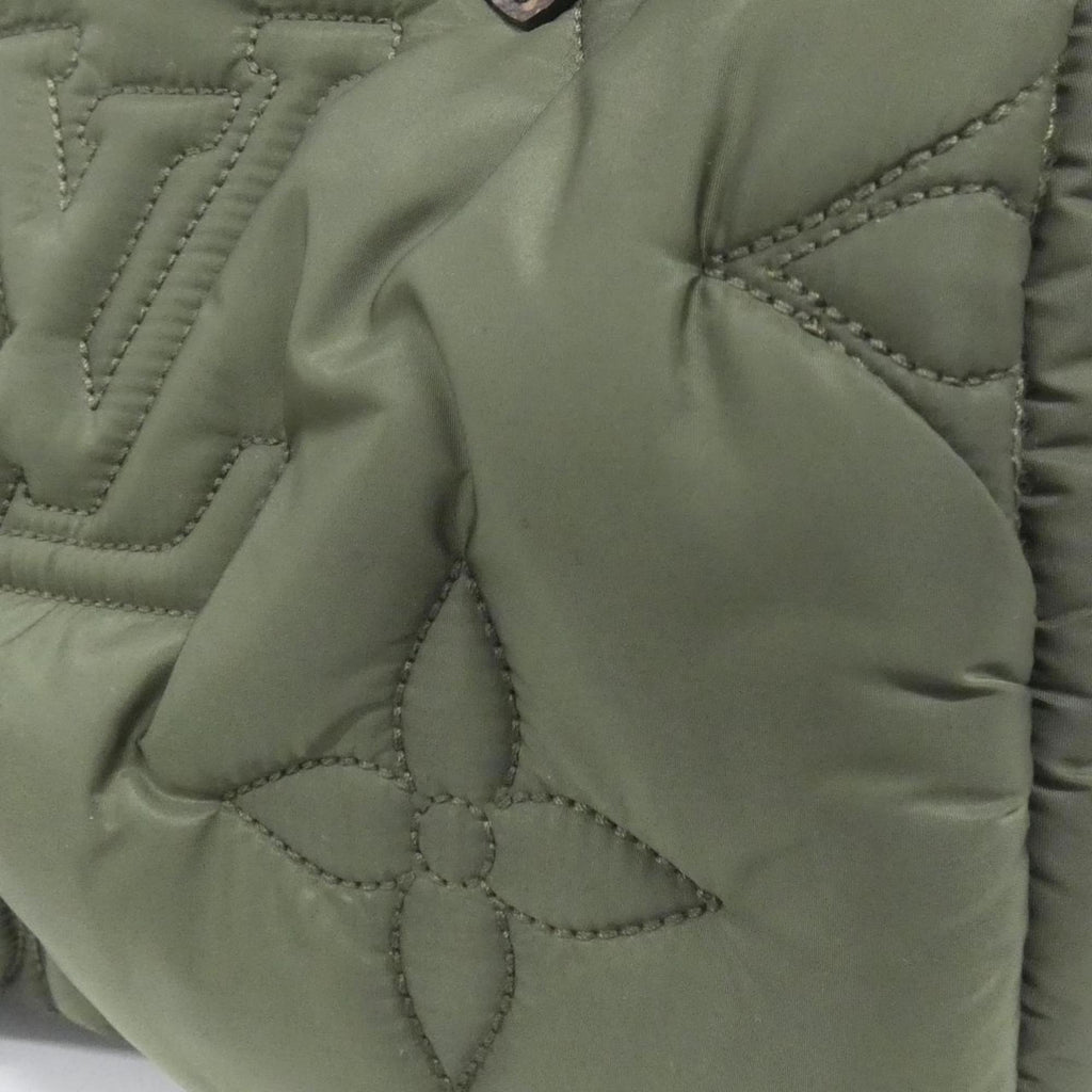 Louis Vuitton Khaki Nylon Boston Bag