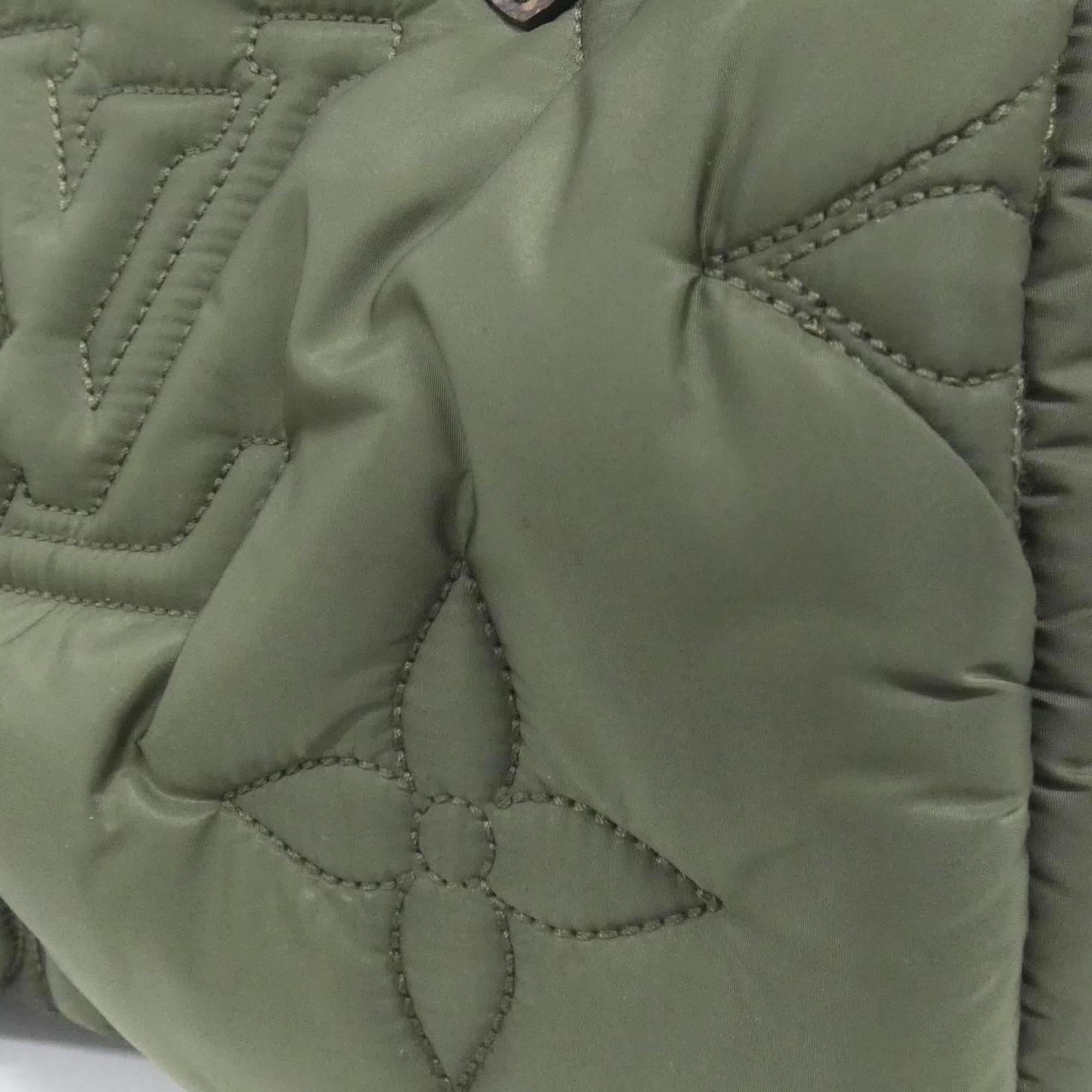 Louis Vuitton Khaki Nylon Boston Bag