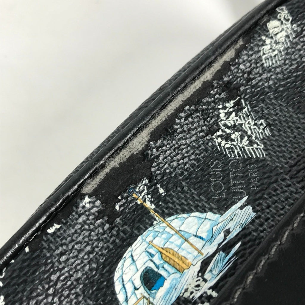 Louis Vuitton Black Damier Graphite Pochette Shoulder Bag