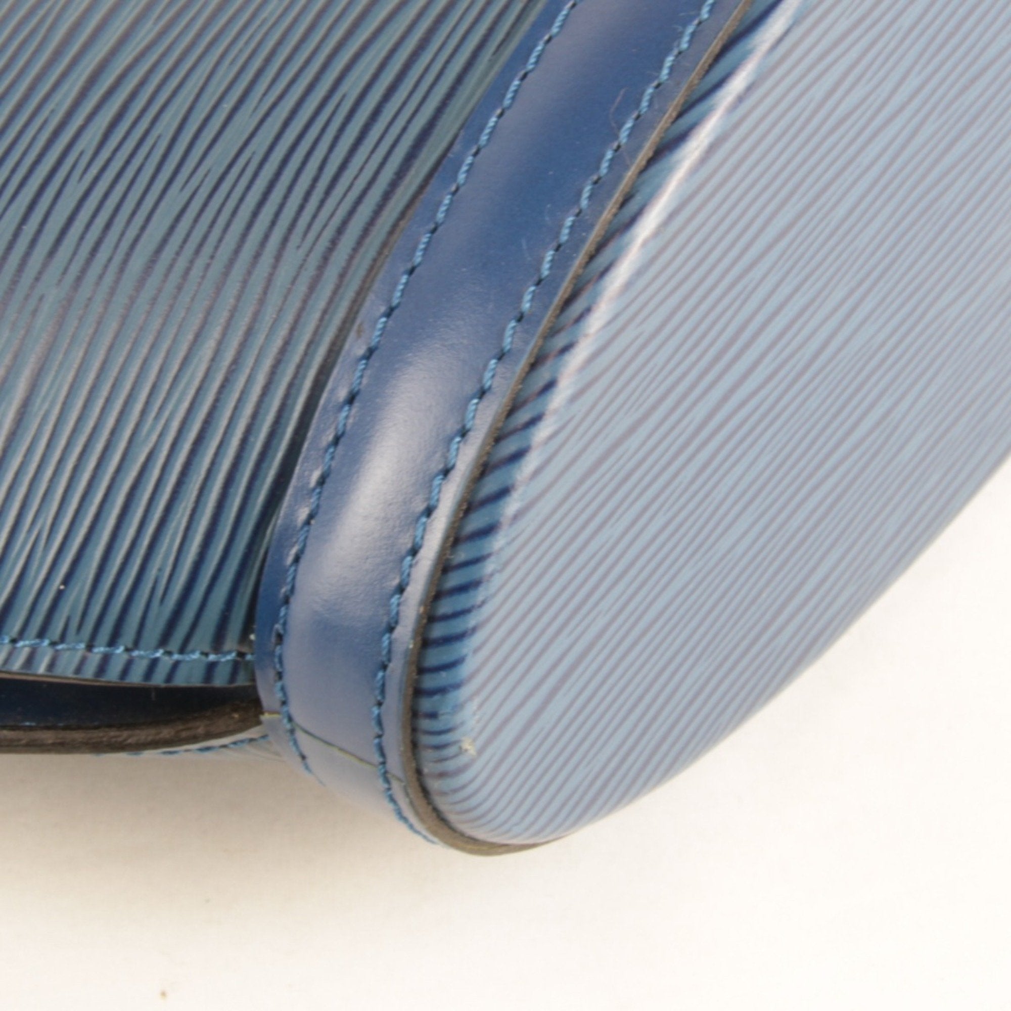 Louis Vuitton Blue Epi Leather Handbag