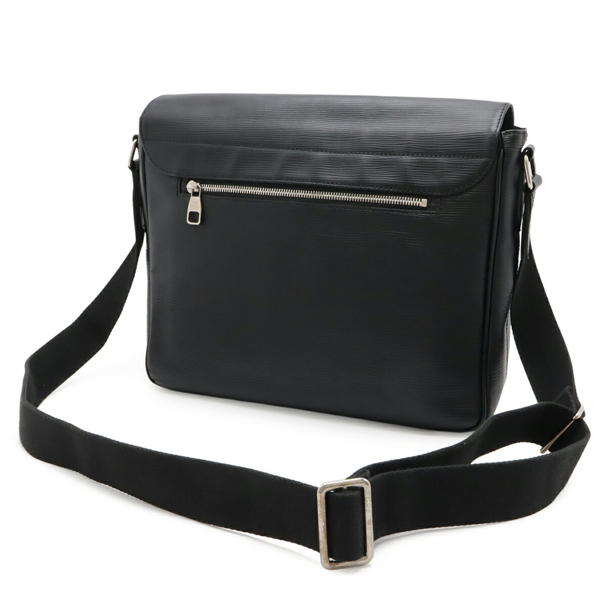 Louis Vuitton Black Noir Epi Leather Shoulder Bag
