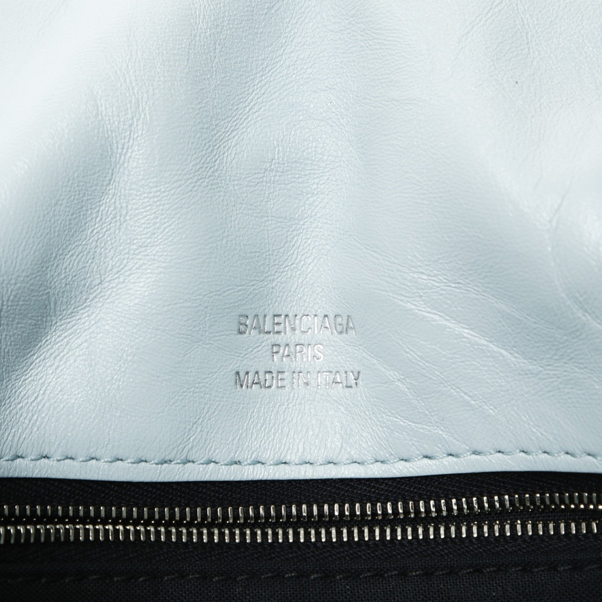 Balenciaga Blue Leather Shoulder