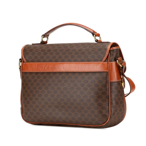 Celine Brown Pvc Leather Handbag Shoulder Bag