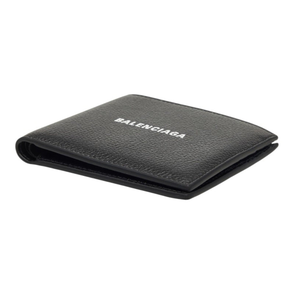 Balenciaga Black Leather Wallet (Bi-Fold)
