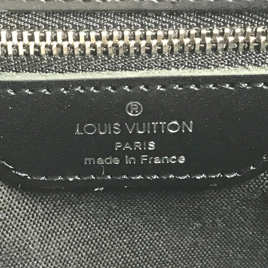 Louis Vuitton Black Khaki Taiga Leather Messenger Bag Shoulder Bag
