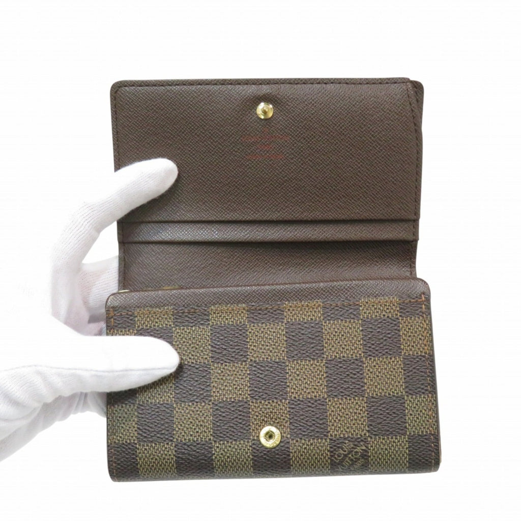 Louis Vuitton Damier Brown Damier Canvas Damier Canvas Wallet