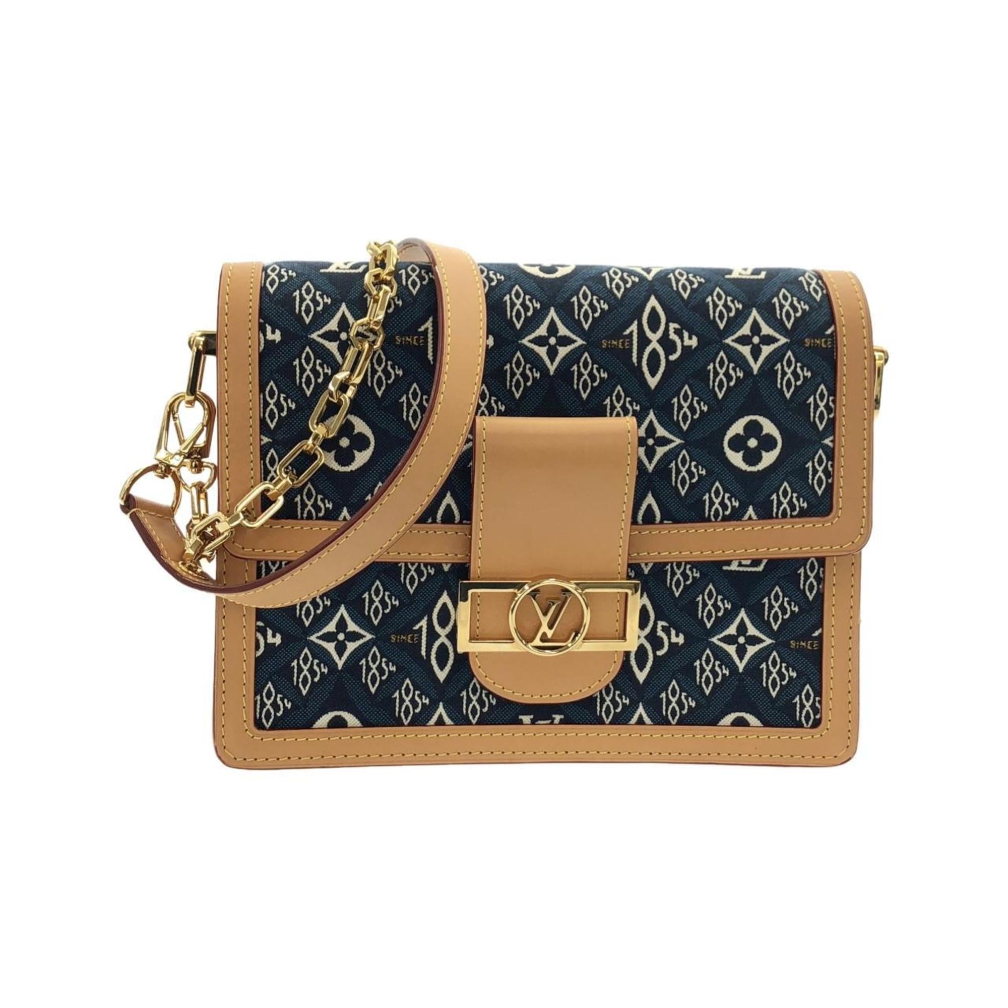 Louis Vuitton Blue Jacquard Shoulder Bag