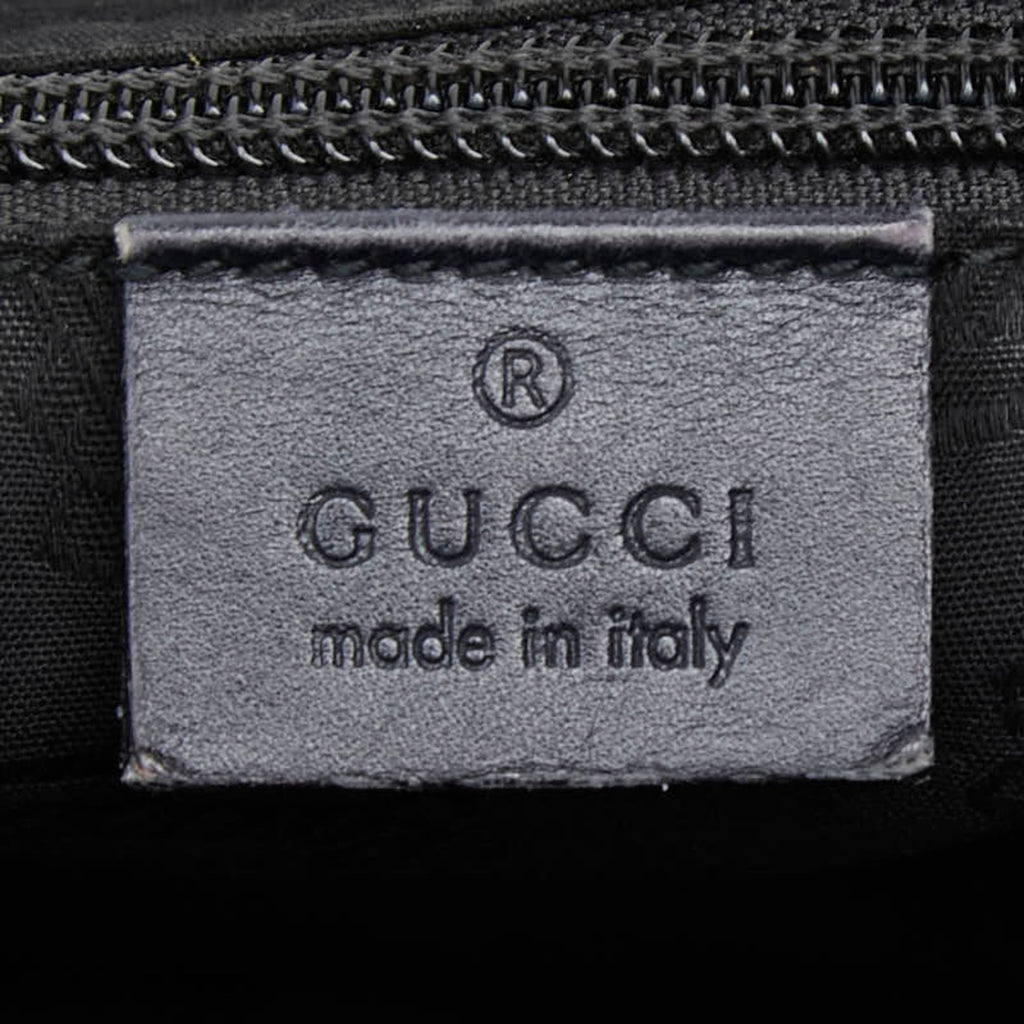 Gucci Black Pvc Leather Shoulder Bag (Pre-Owned)