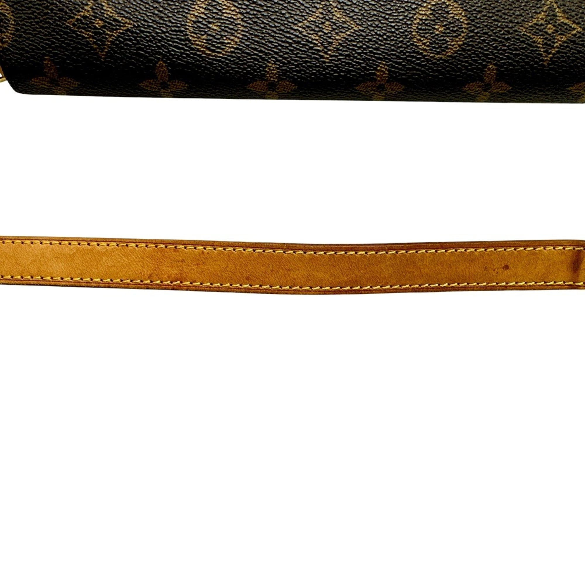 Louis Vuitton Brown Monogram Canvas Shoulder Bag