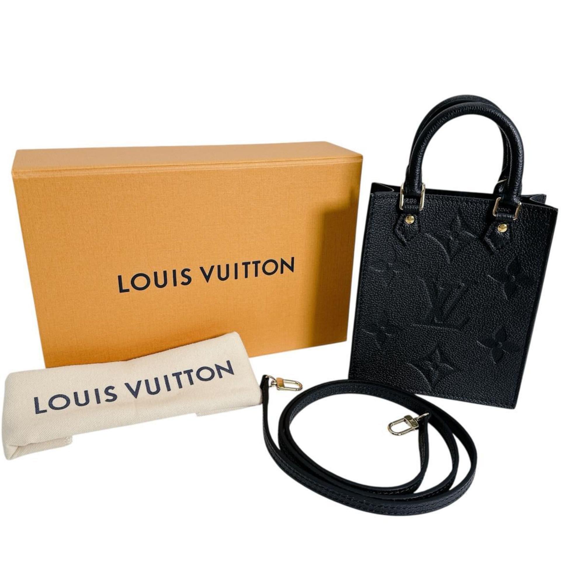 Louis Vuitton Black Monogram Empreinte Shoulder Bag