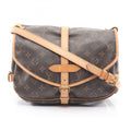 Louis Vuitton Brown Monogram Coated Canvas Leather Handbag Shoulder Bag