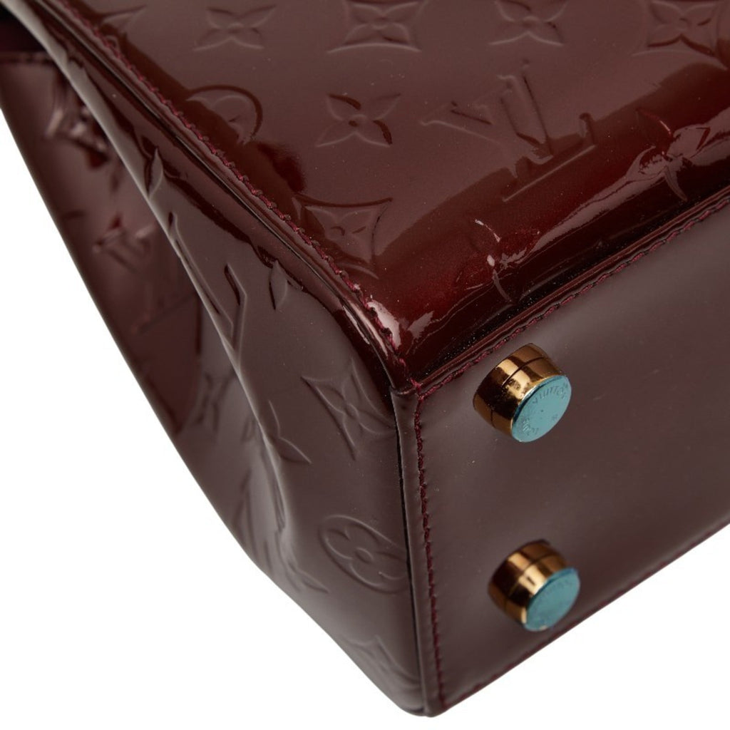 Louis Vuitton Monogram Rouge Fauviste Patent Leather Handbag Shoulder Bag