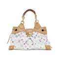 Louis Vuitton Multi-Color White Coated Canvas Shoulder Bag