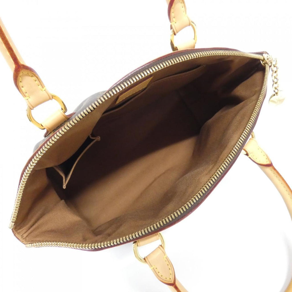 Louis Vuitton Brown Coated Canvas Handbag