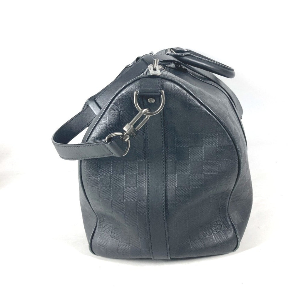 Louis Vuitton Black Onyx Damier Infini Boston Bag Shoulder Bag