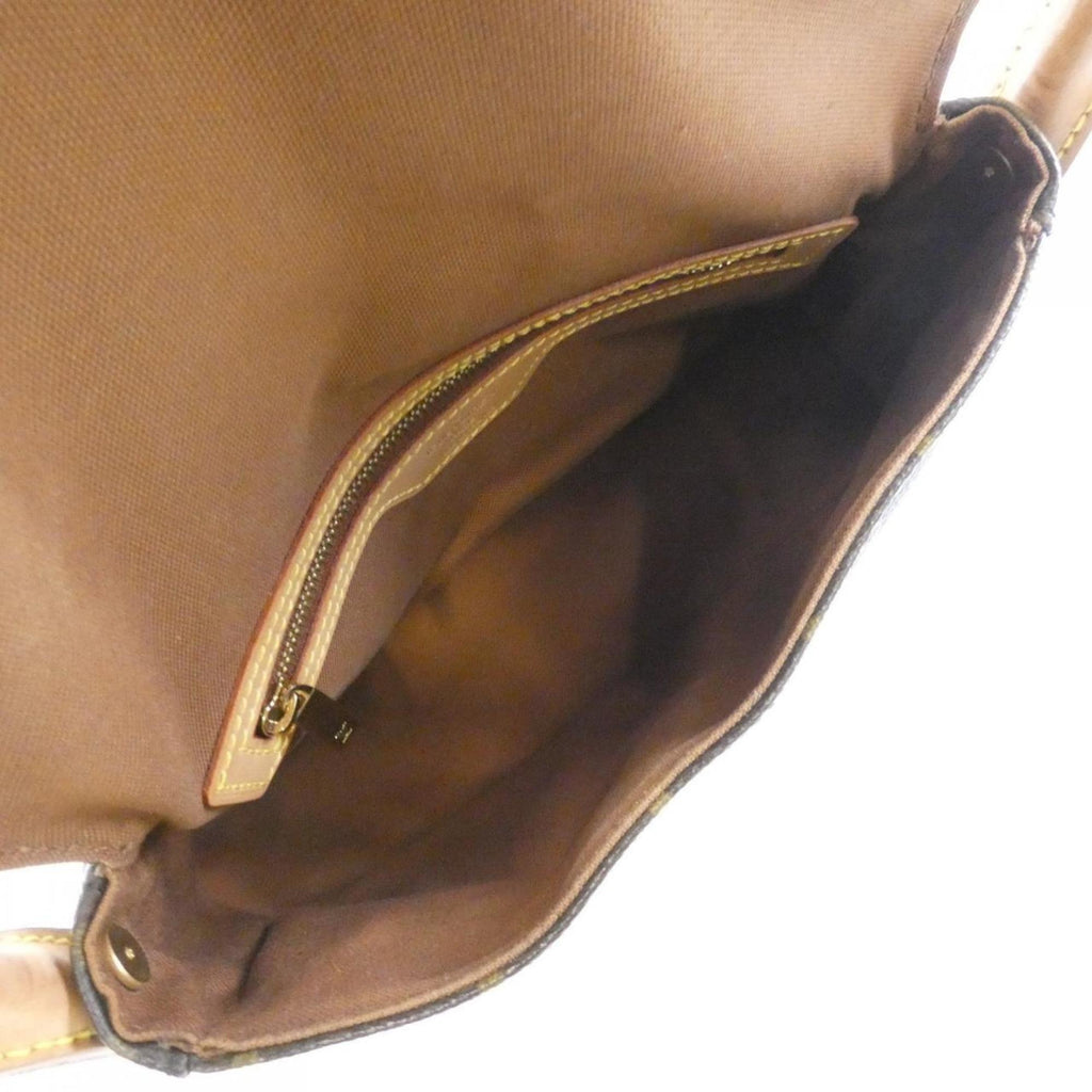 Louis Vuitton Brown Coated Canvas Shoulder Bag