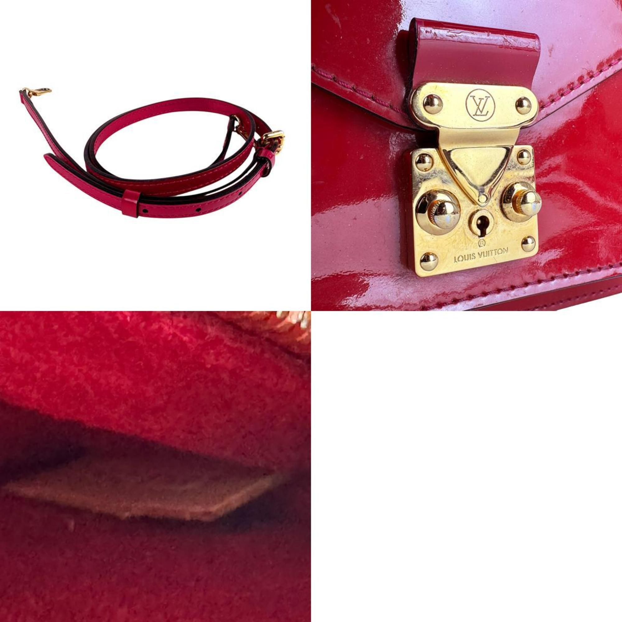 Louis Vuitton Indian Rose Monogram Vernis Handbag Shoulder Bag