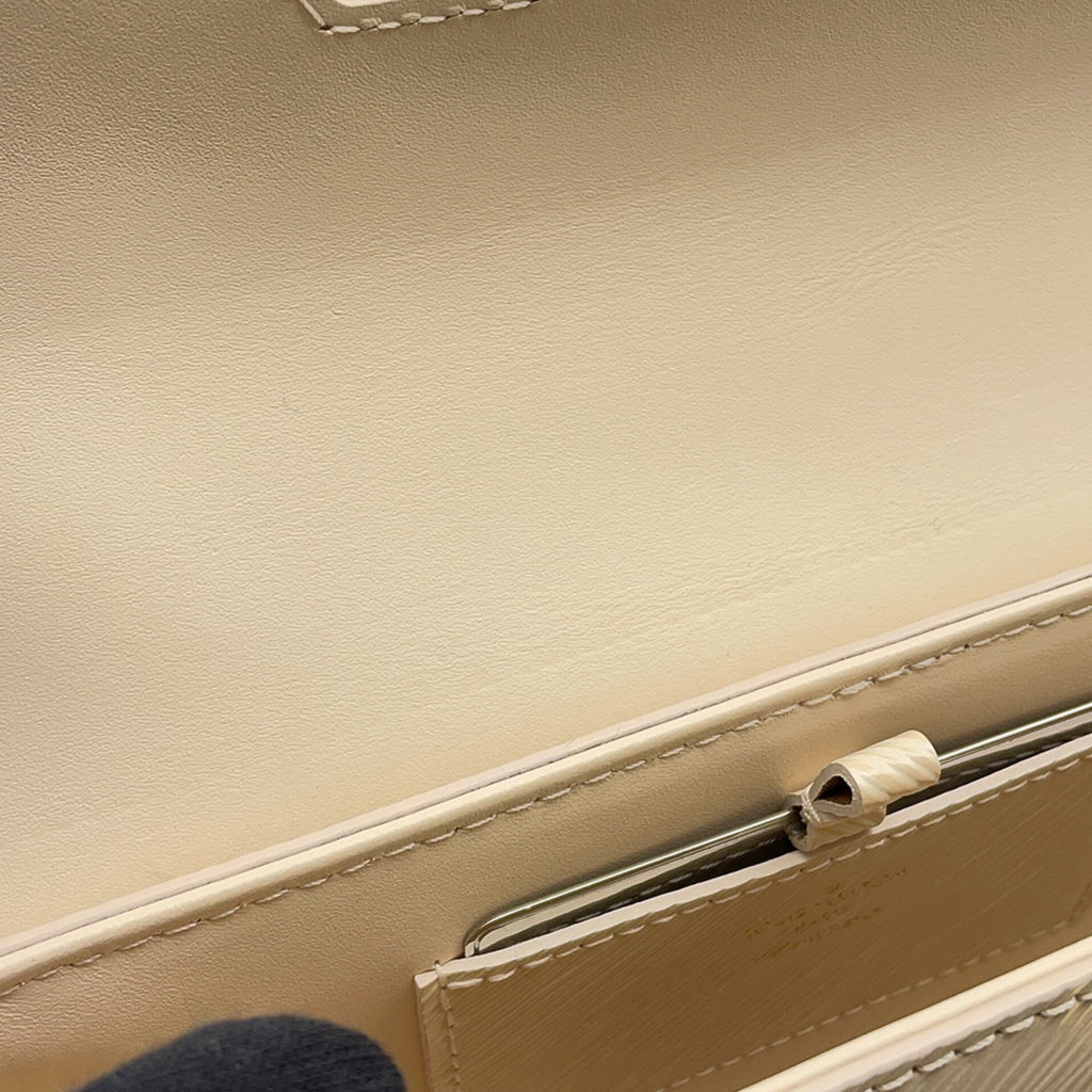Louis Vuitton White Exotic Leather Handbag