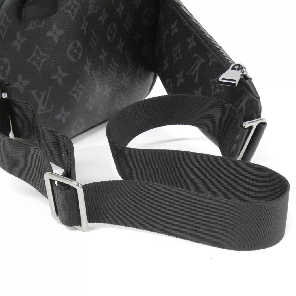 Louis Vuitton Black Coated Canvas Shoulder Bag