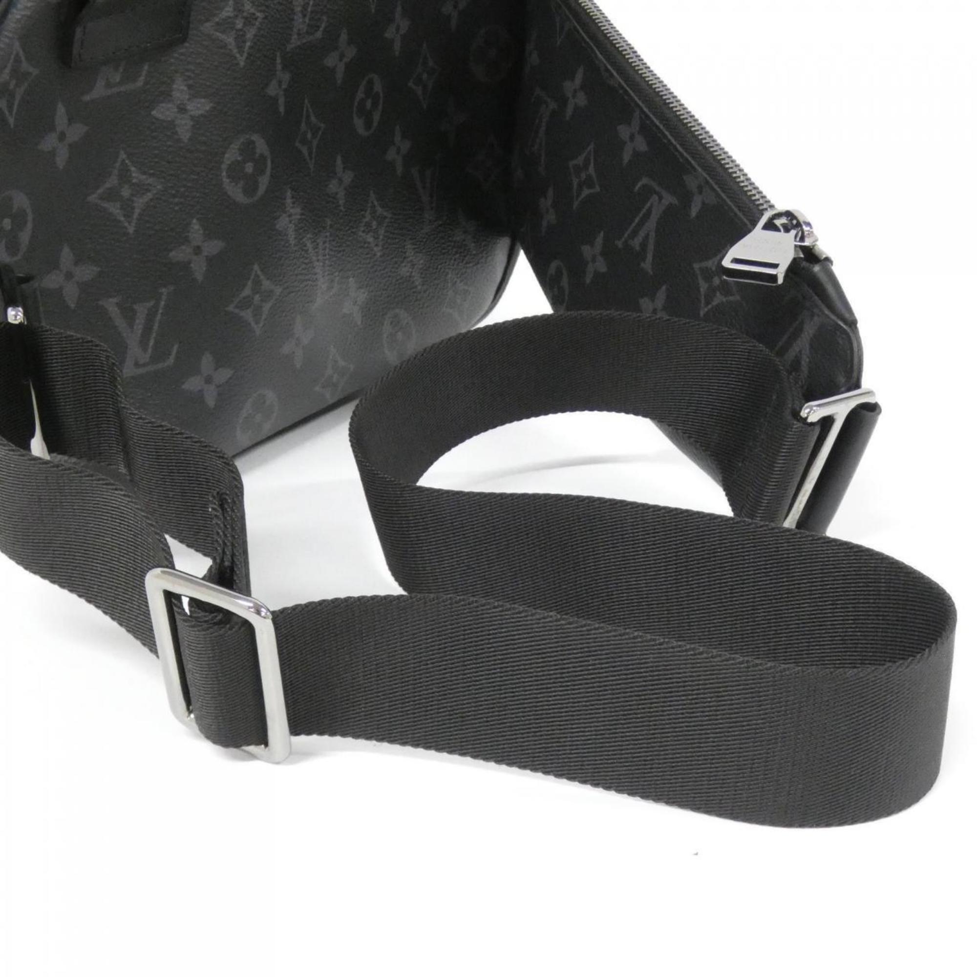 Louis Vuitton Black Coated Canvas Shoulder Bag
