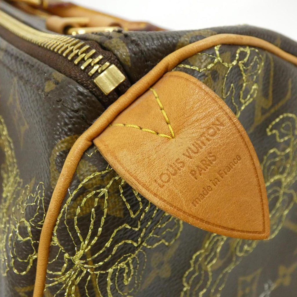 Louis Vuitton Brown Coated Canvas Boston Bag