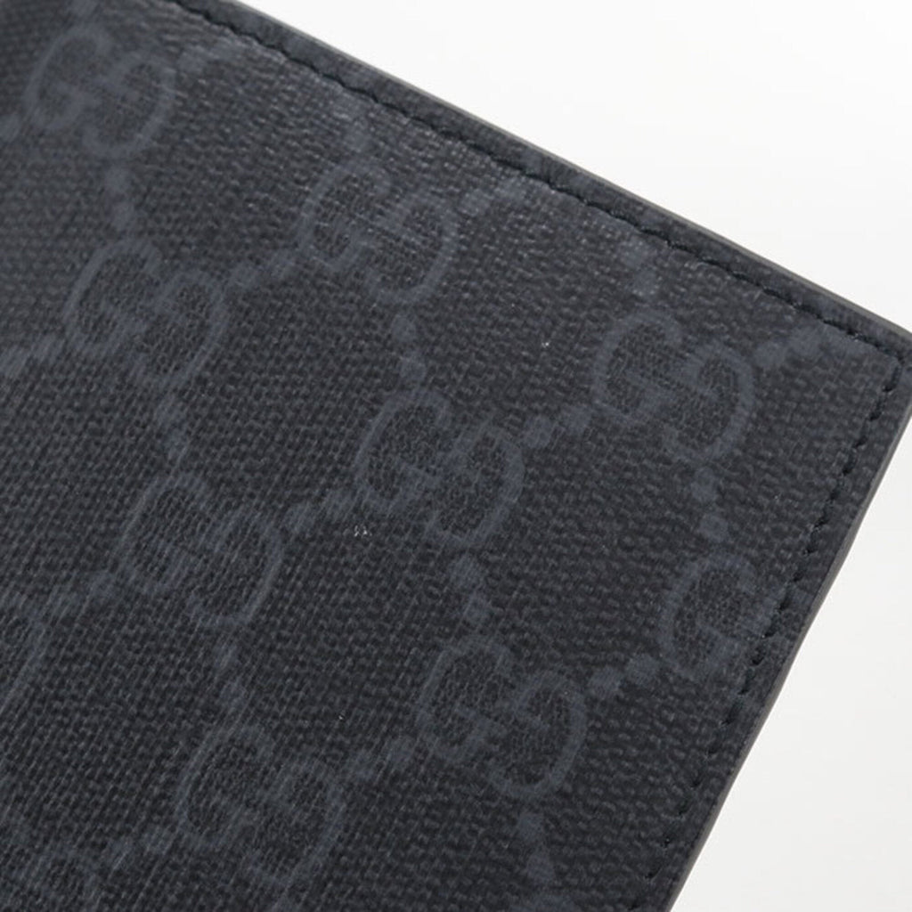 Gucci Black Pvc Long Wallet (Bi-Fold) (Pre-Owned)