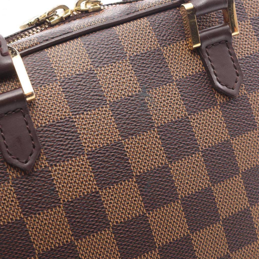 Louis Vuitton Brown Damier Canvas Ebene Coated Canvas Leather Handbag