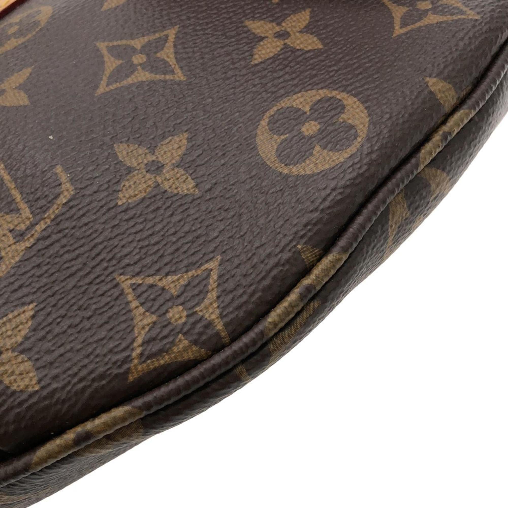 Louis Vuitton Marron Coated Canvas Handbag