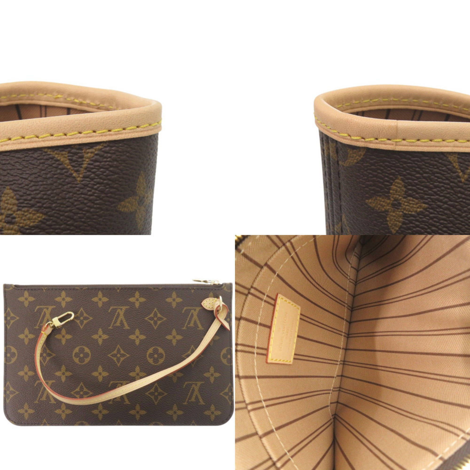 Louis Vuitton Brown Monogram Tote Bag