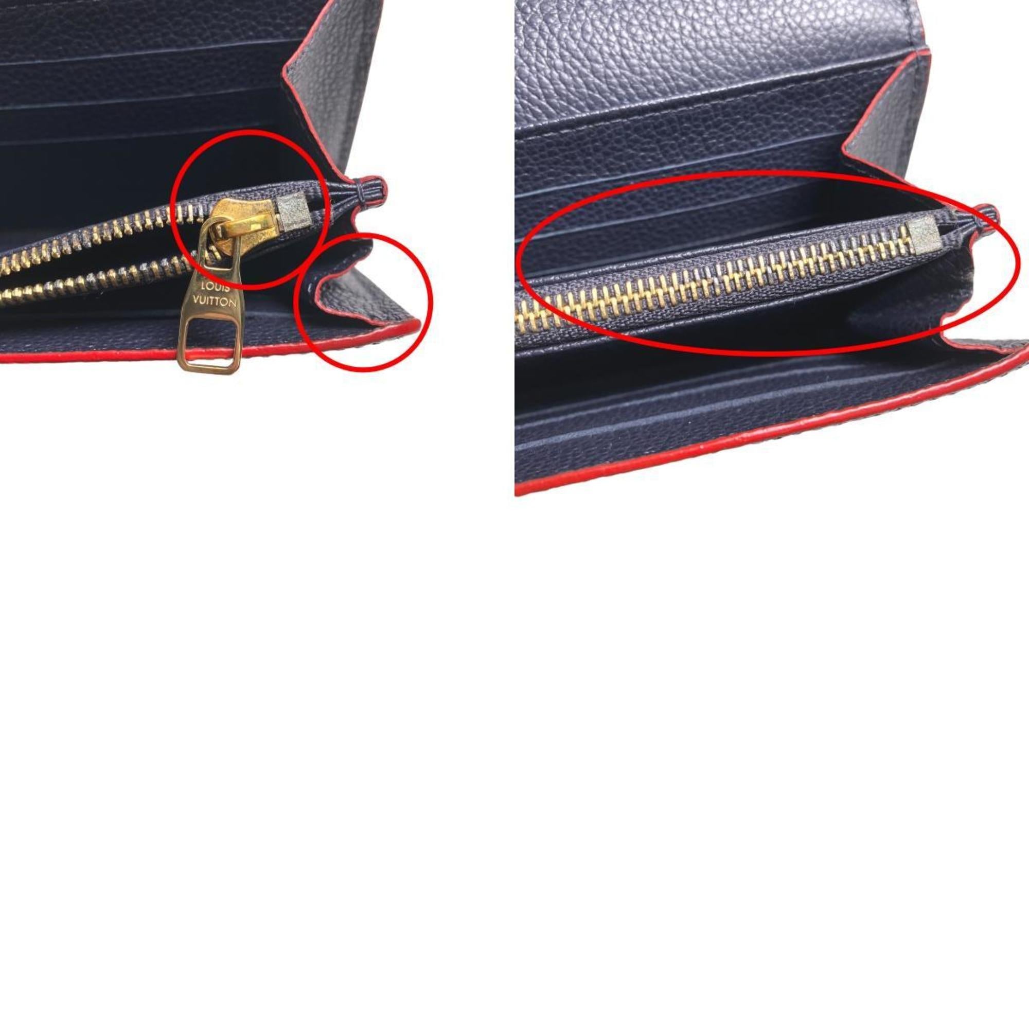 Louis Vuitton Marine Rouge Monogram Empreinte Long Wallet