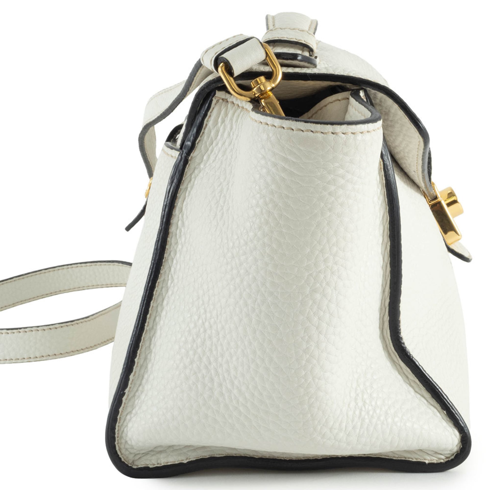 Prada White Leather Handbag