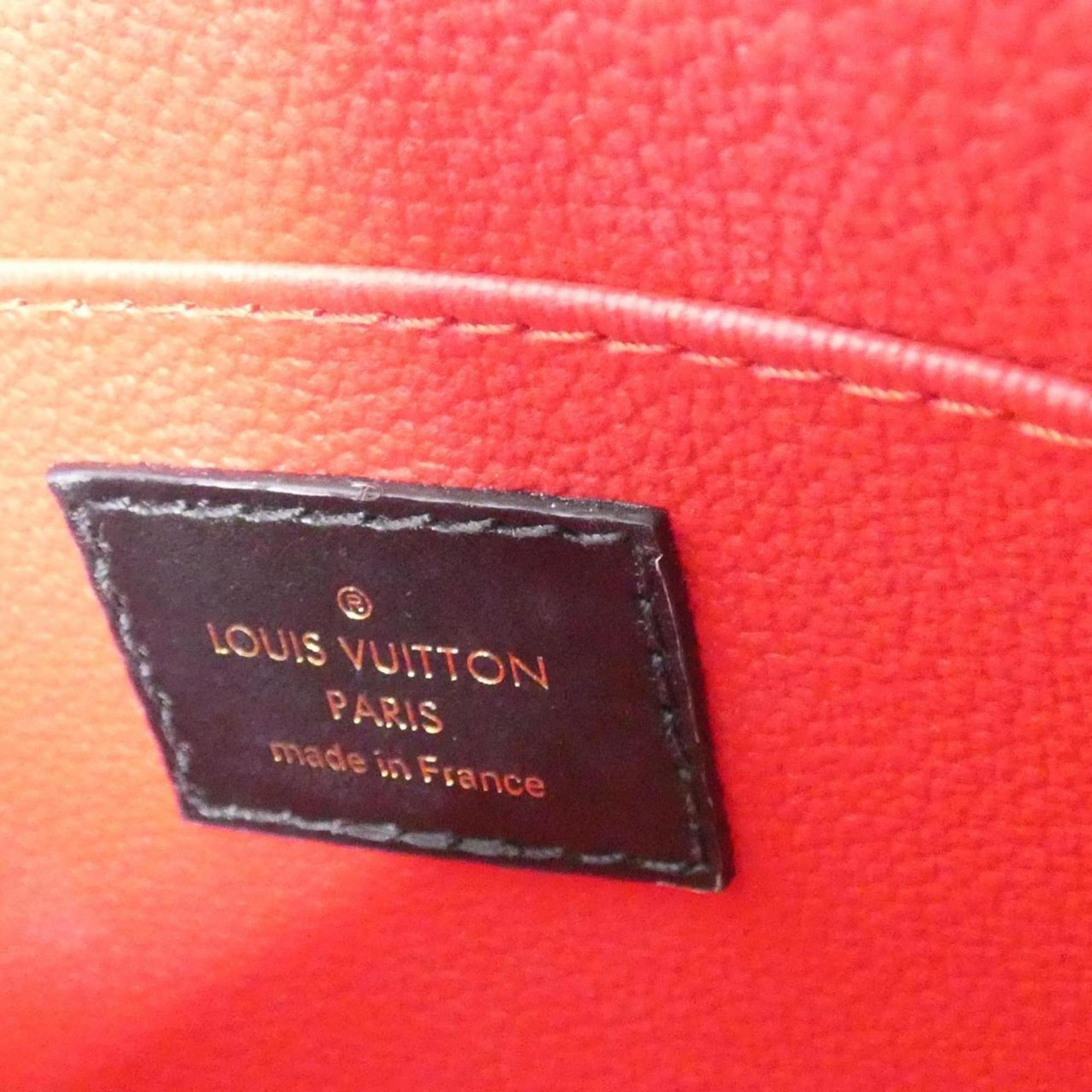 Louis Vuitton Marron Coated Canvas Pouch